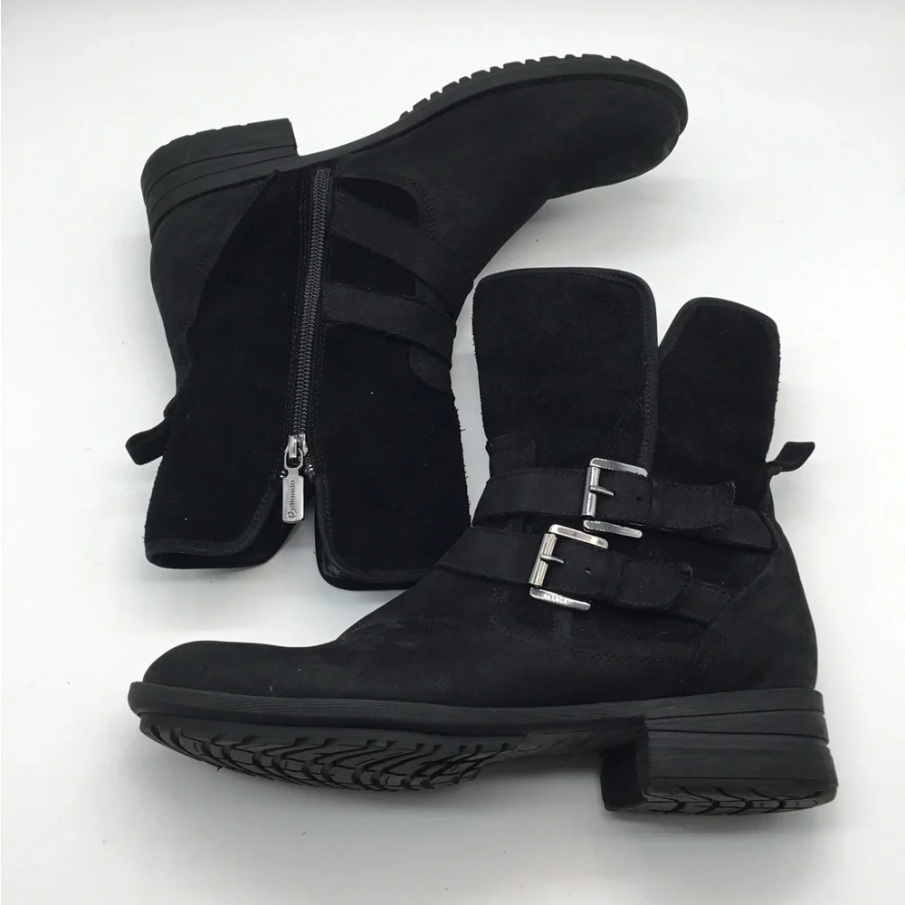 Blondo Tula‎ Leather Waterproof Buckle Detail Boot